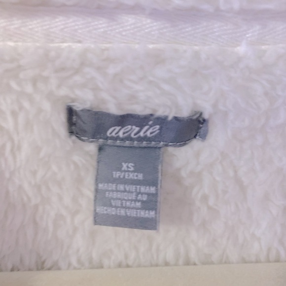 Aerie oversized lightweight Sherpa pullover xs - Picture 4 of 4